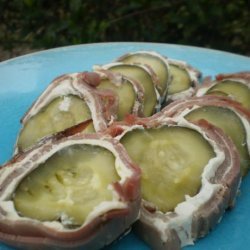 Cream Cheese Wrapped Dill Pickles recipe