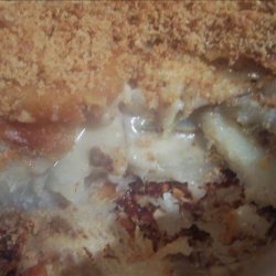 Scalloped Potatoes With Bread Crumb Topping recipe