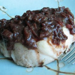 Pork Chops With Rhubarb Compote recipe