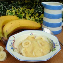 Hot Custard and Bananas recipe