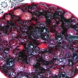 Blueberry-Maple Syrup Sauce recipe