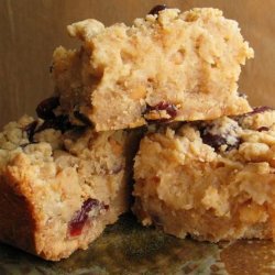 Peanut Butter and Cranberry Bars recipe