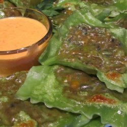 Black Bean and Corn Wontons With 3 Cheese Sweet Pepper Sauce recipe