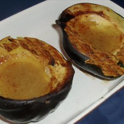 Baked Acorn Squash With Mustard and Honey recipe