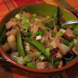 Curried Noodles With Pork recipe