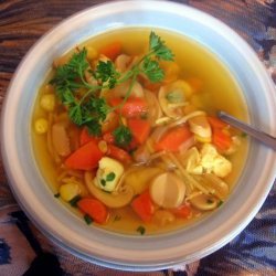Amish Style Chicken and Corn Soup (Ww Core) recipe