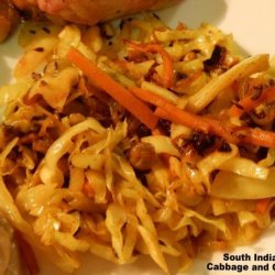 South Indian Cabbage and Carrot recipe