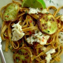 Crab and Zucchini Linguine recipe