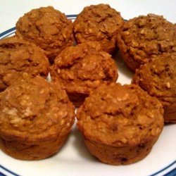 Low-Fat Oatmeal Pumpkin Muffins recipe