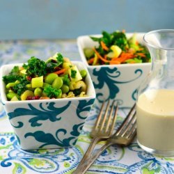 Raw Kale Salad With Tahini Dressing recipe