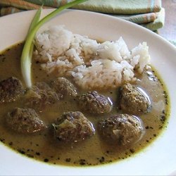 Curry Soup With Meatballs recipe