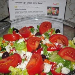  dressed Up  Greek-Style  Salad recipe