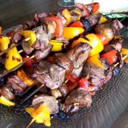 Chili-Beef Skewers recipe