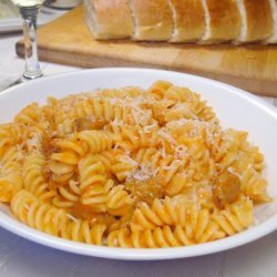 Creamy Roasted Red Pepper Pasta With Sausage recipe