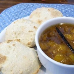 Scones (Biscuits in Usa) With Vanilla Bean and Mango Jam recipe