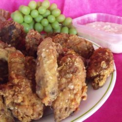 Wings of Fire With Horseradish Dipping Sauce(Or Bleu Cheese) recipe