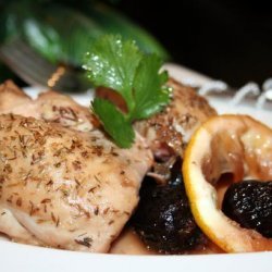 Egyptian Lemon Chicken With Figs recipe