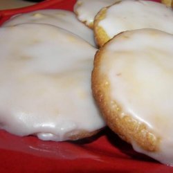 Frosted Cookies With Orange and White Chocolate recipe