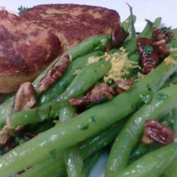 Green Beans With Pecans, Lemon and Parsley recipe