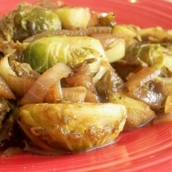 Sweet and Tangy Brussels Sprouts recipe
