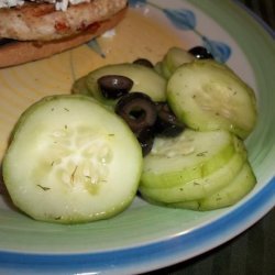Cucumbers With Olives recipe