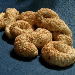 Sesame Koulourakia (Biscuits) recipe