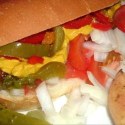 Chicago Style Hot Dogs and Fries recipe