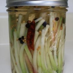 Pickled Ramps, Scallions or Leeks recipe