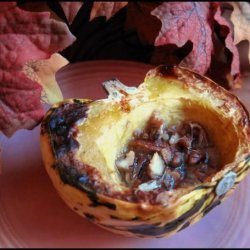 Maple Syrup Roasted Pumpkin With Pecans recipe