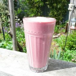 Homemade Fruit Smoothie With Oats recipe