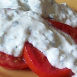 Tomatoes With Creamy Dressing recipe