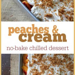 Peaches and Cream Dessert recipe