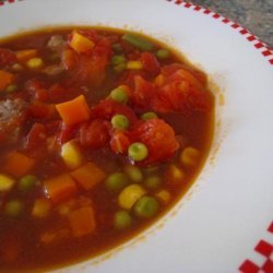 Mom's Homemade Vegetable Soup recipe