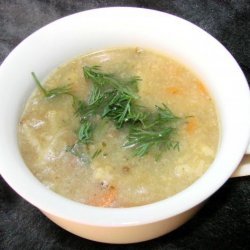 Roasted Cauliflower & Dill Soup recipe