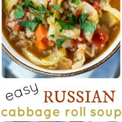 Cabbage Roll Soup recipe