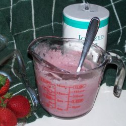 Strawberry Salt Scrub recipe