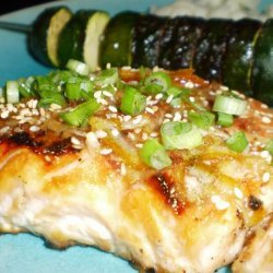 Grilled Salmon With Orange Glaze recipe