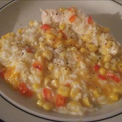 Cheesy Chicken and Rice Bake (Oamc) recipe