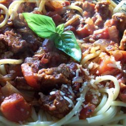 Sausage and Roasted Tomatoes on Pasta recipe