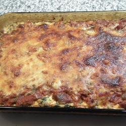 Spinach, Sausage and Cheese Bake recipe