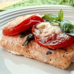 Tomato Basil Salmon recipe