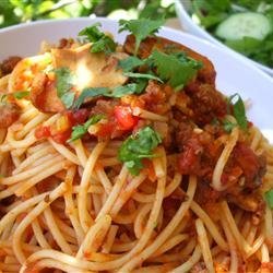 Mariu's Spaghetti with Meat Sauce recipe