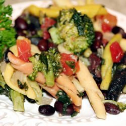 Spinach and Black Bean Pasta recipe