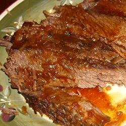 Oven Barbecued Beef Brisket II recipe