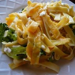 Broccoli Noodles and Cheese Casserole recipe