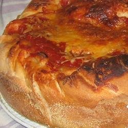 Double Crust Stuffed Pizza recipe