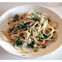 Pasta With Spinach Sauce recipe