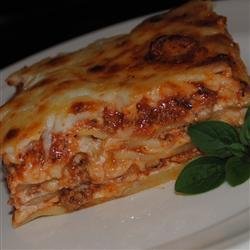 Kristy's Lasagna recipe