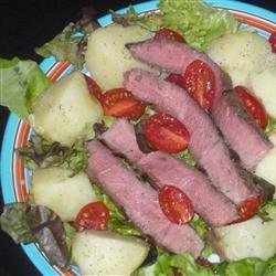 Warm Steak and Potato Salad recipe