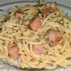 Italian Spaghetti with Ham recipe